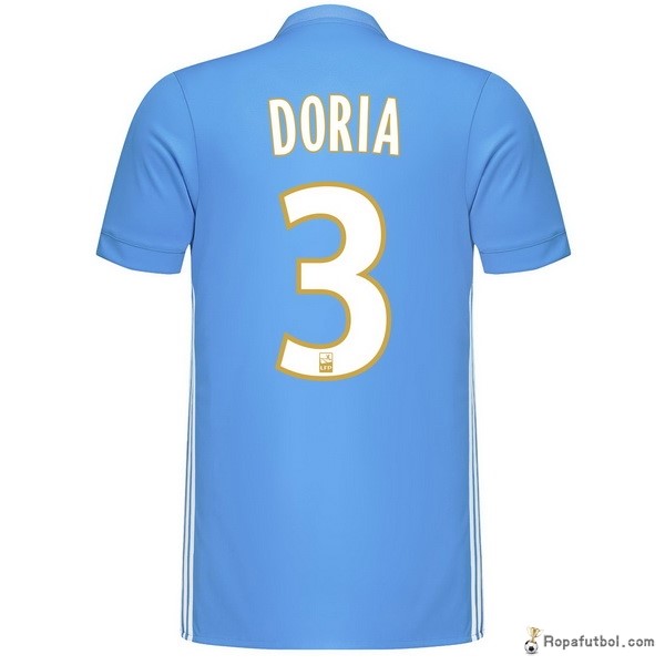 Camiseta Marsella Replica Segunda Ropa Doria 2017/18